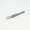 Excel Blades Slant Point Tweezers, Curved Point Precision Tweezer Silver, 12pk 30417 - alternate 1